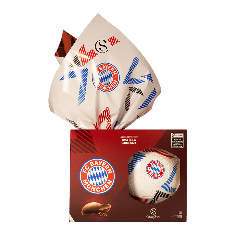 Ovo de Páscoa ao Leite Chocoesportes Bola Bayern 170g